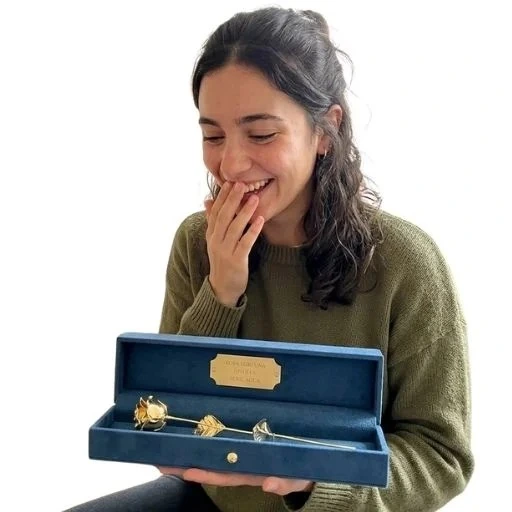 Rosa fortuna oro serie agua